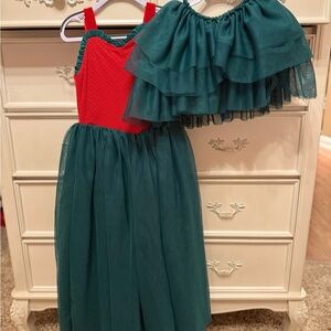 Only Little Once Christmas Ball Gown w/Cape